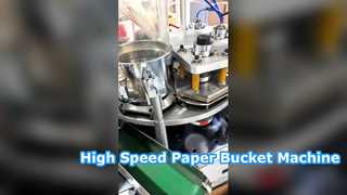 Nowy model szybkiej maszyny do wiader papierowych 220 V/380 V o wydajności produkcyjnej 60–70 szt./min