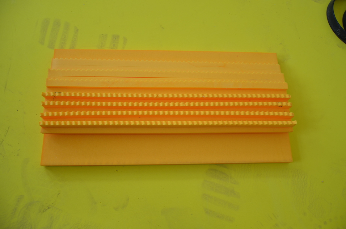 Ejection rubber Sponge For Rotary dieboard Dense wave rubber , Rectangular rubber Slotting rubber