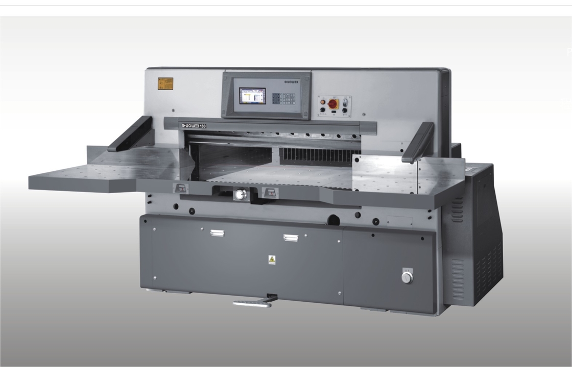 Guillotine Automatic Packaging Machine 115 Programmed touch screen with 6 language LCD Single/Double hydraulic pump