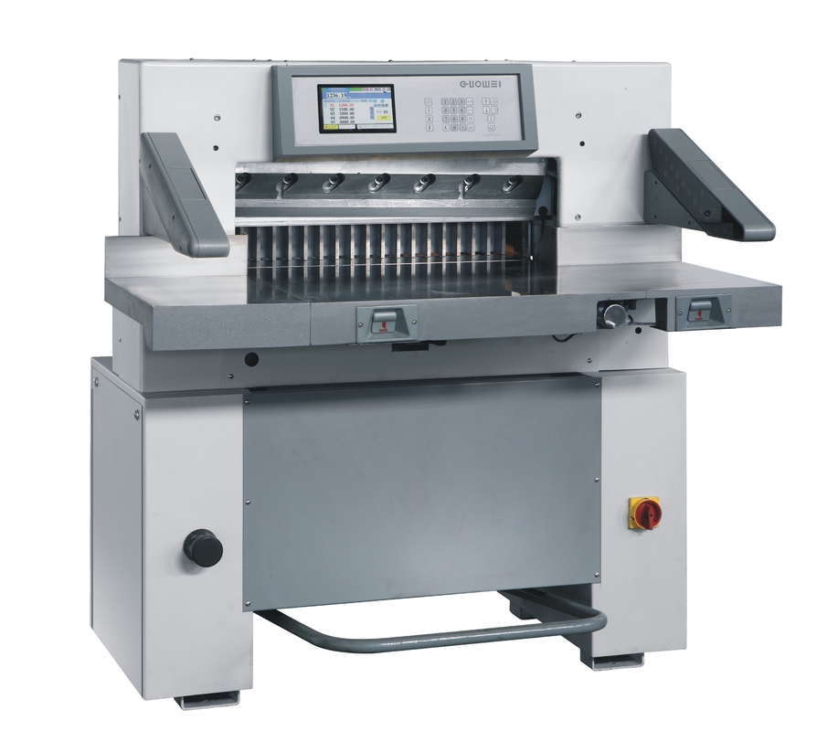 Guillotine Automatic Packaging Machine 115 Programmed touch screen with 6 language LCD Single/Double hydraulic pump
