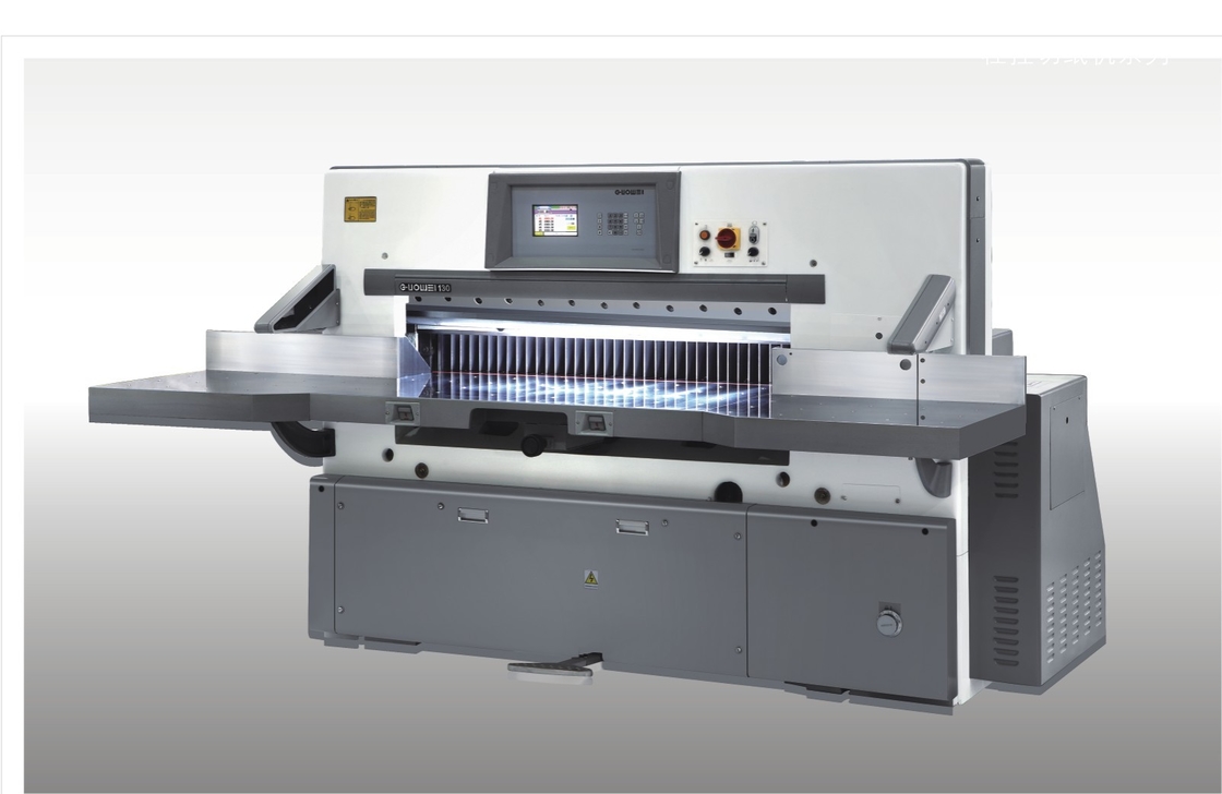 Guillotine Automatic Packaging Machine 115 Programmed touch screen with 6 language LCD Single/Double hydraulic pump