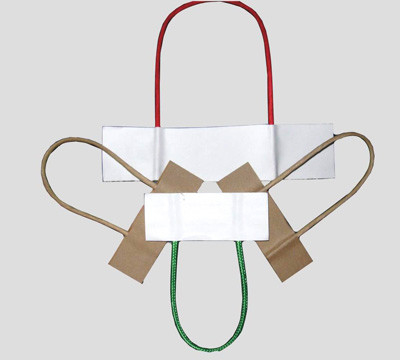 Flat Right Angle - Belt Bag Paper Maszyna do formowania torebki Making 8KW