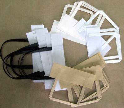 Flat Right Angle - Belt Bag Paper Maszyna do formowania torebki Making 8KW