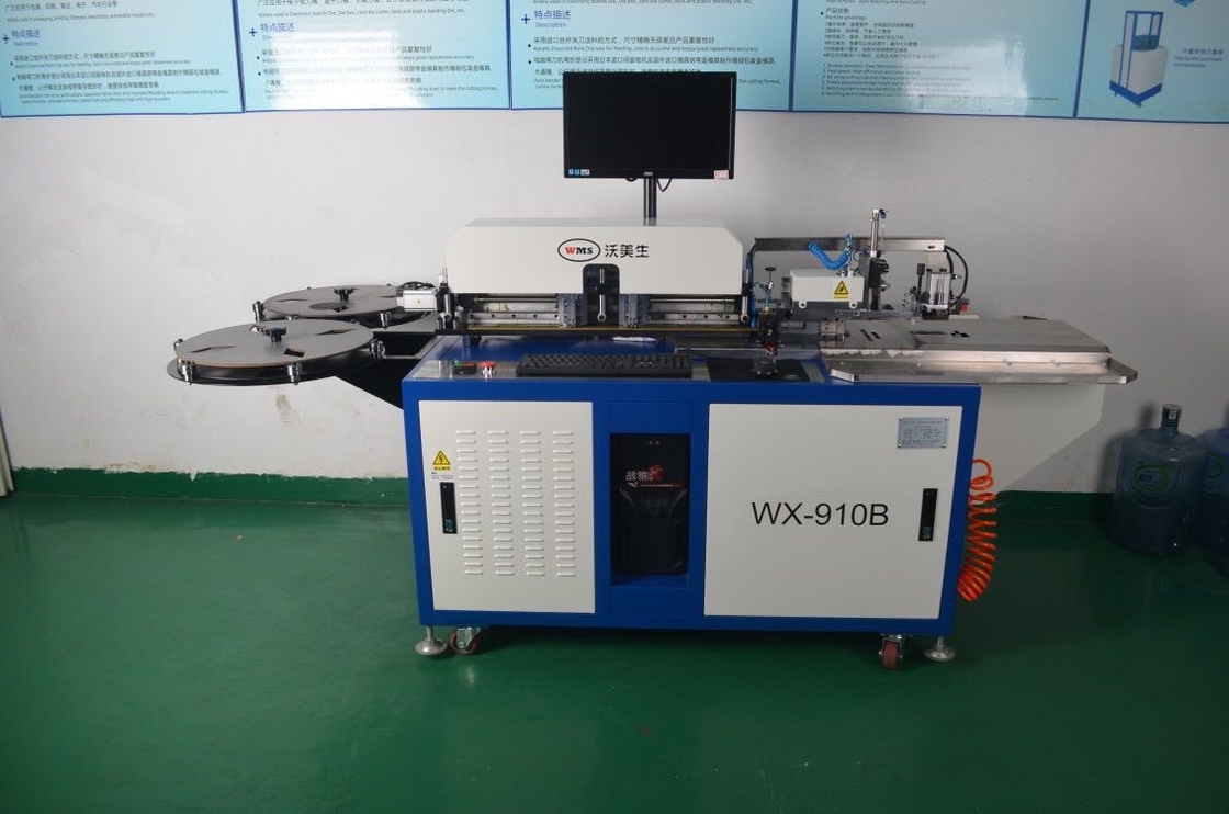 W pełni automatyczna automatyczna giętarka z wycinaniem i krawędziowaniem do gięcia Model 910C do linijki stalowej 1,5/2/3pt
