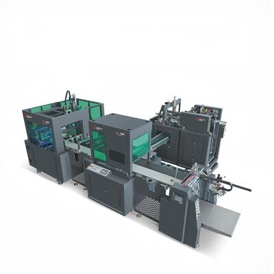 Automatyczna linia do produkcji sztywnych pudeł PM 30 sztuk / min Produkcja pudełek z magnetyczną pokrywą szuflady za pomocą sterownika PLC i elementów rdzenia silnika 20 kW